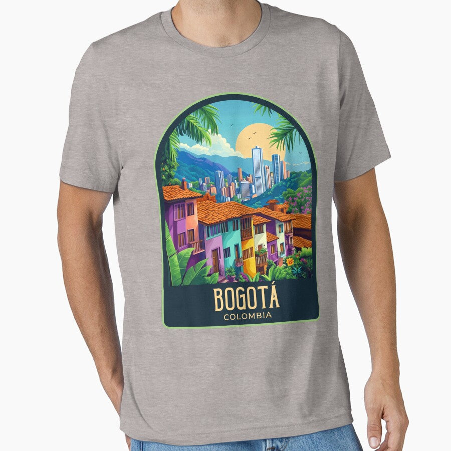 Bogotá Vintage Travel Illustration by HomeLivingCo
