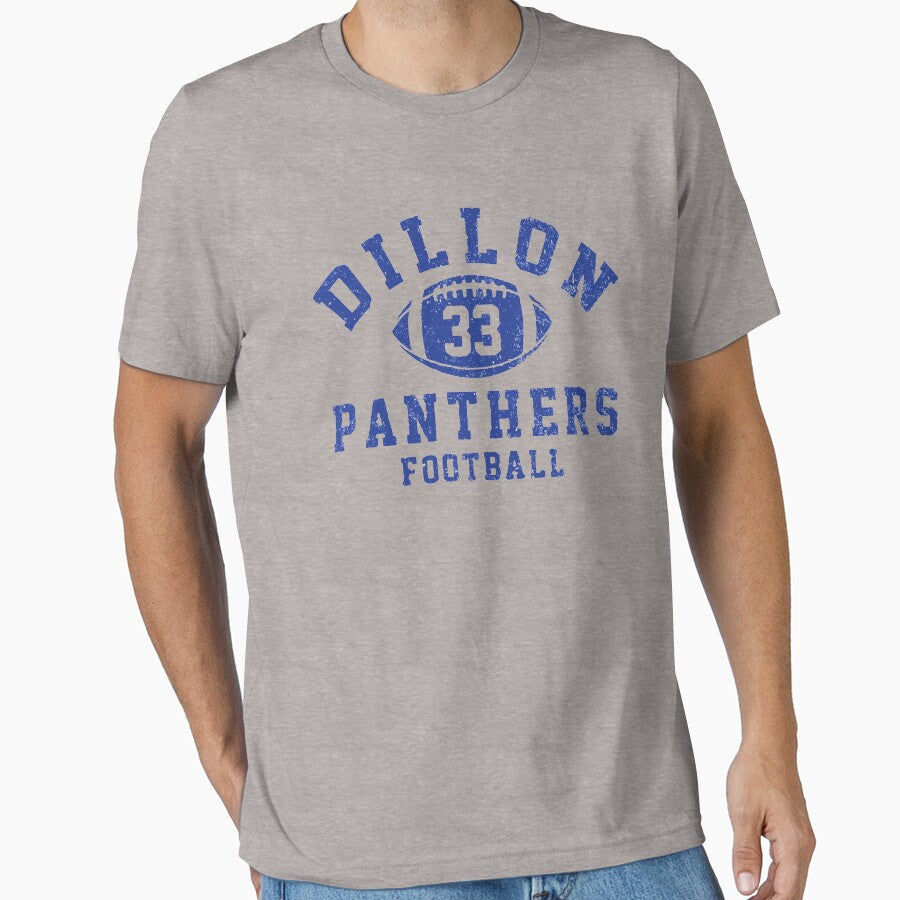 Dillon Panthers Football - vintage logo by Primotees