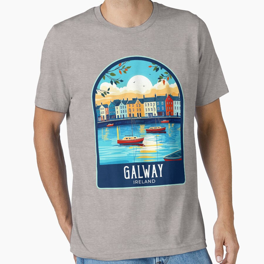 Galway Vintage Travel Illustration by HomeLivingCo