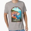 Dubrovnik Vintage Travel Illustration by HomeLivingCo