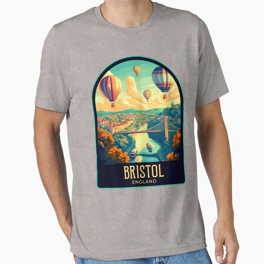 Bristol Vintage Travel Illustration by HomeLivingCo