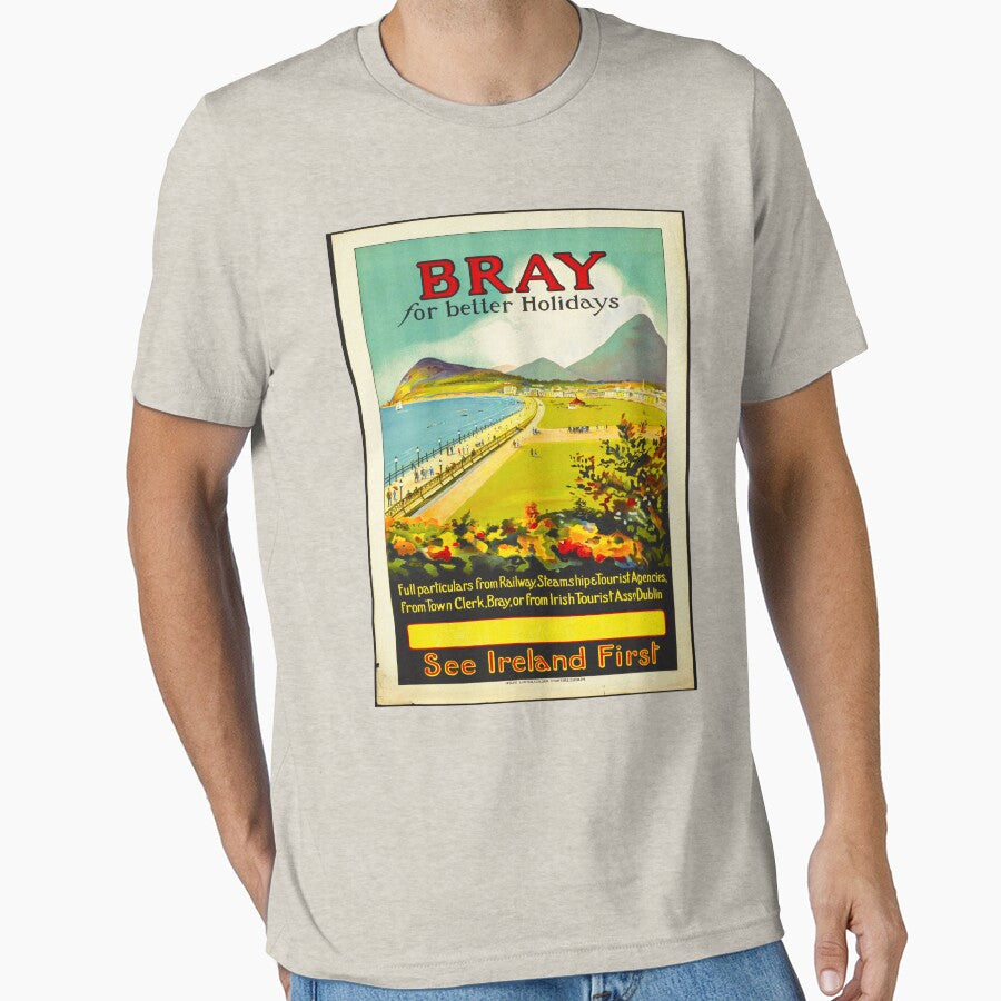 Bray Ireland Vintage Travel by Go Logo Designs