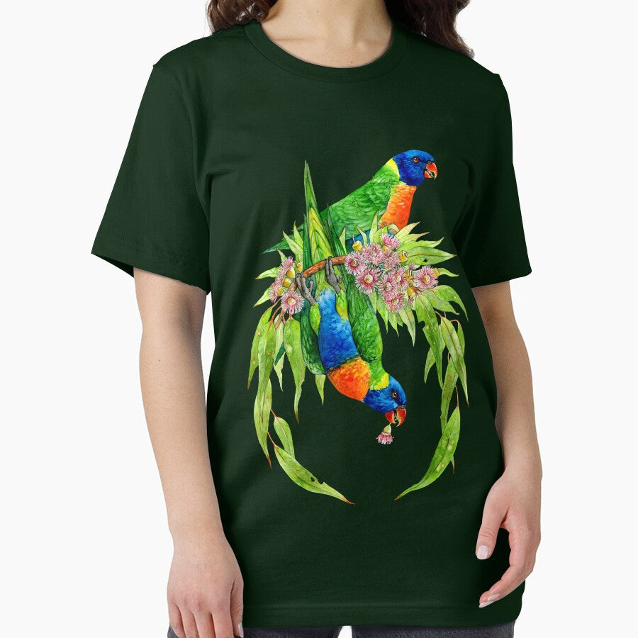 Rainbow Lorikeets Native Wreath by Pip Tacla