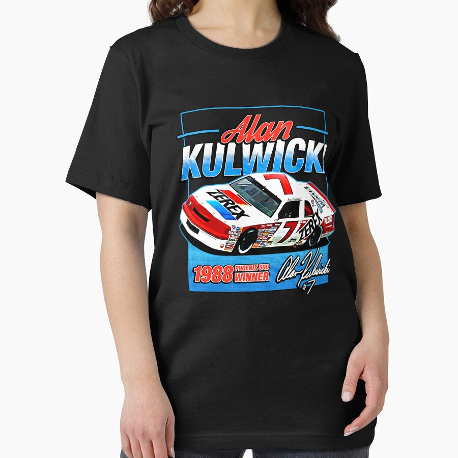 Alan Kulwicki Nascar champion classic retro style by Shania Kovacek