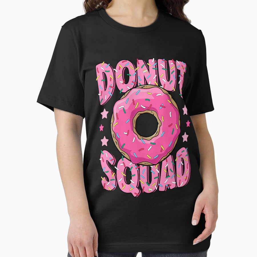 Pink Donut Squad Sprinkles Donut Lover Matching Donut Party by MintedFresh