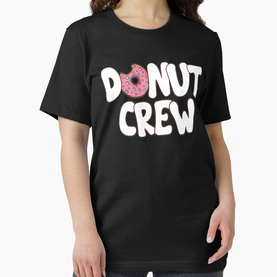 Donut Crew Doughnut Themed T-Shirt by Merchall  store