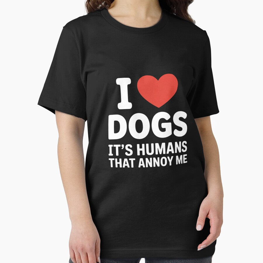 I Love Dogs It's Humans That Annoy Me Dog Lover by ShelFisher