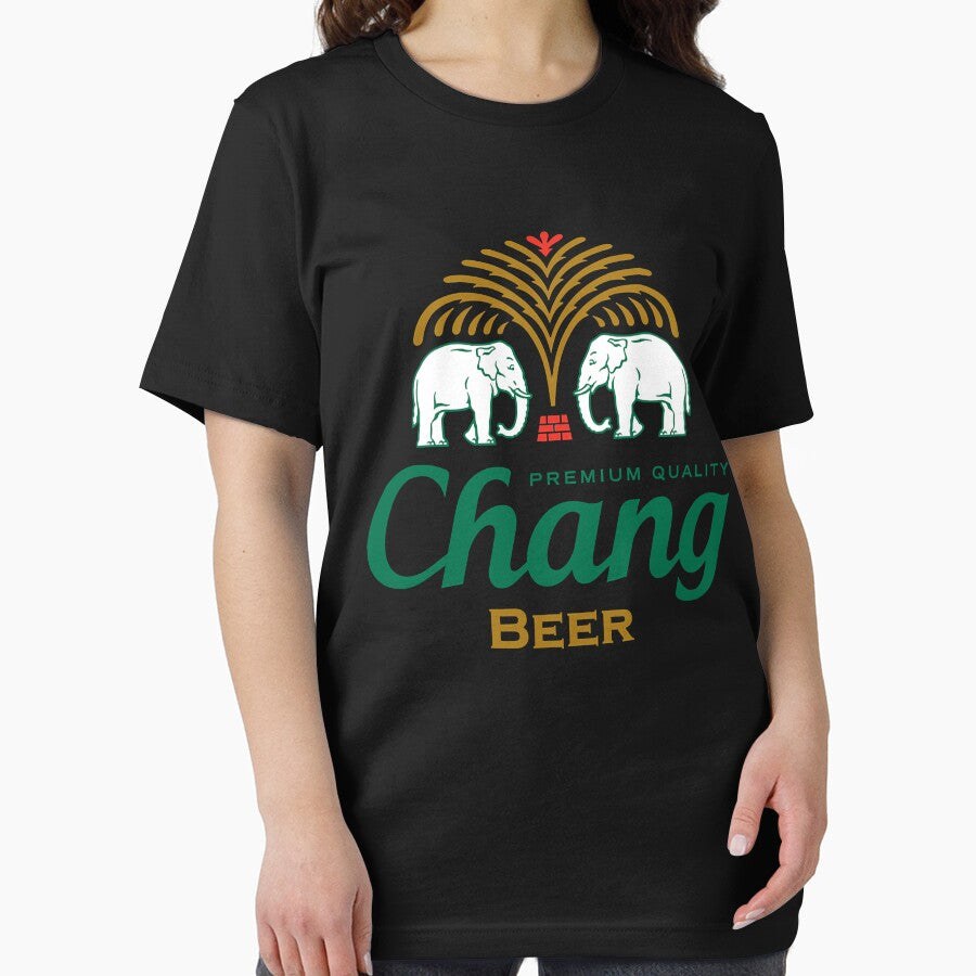 Thailand chang beer bottle label เบียร์ ช้าง essential t shirt by lakelachle5703