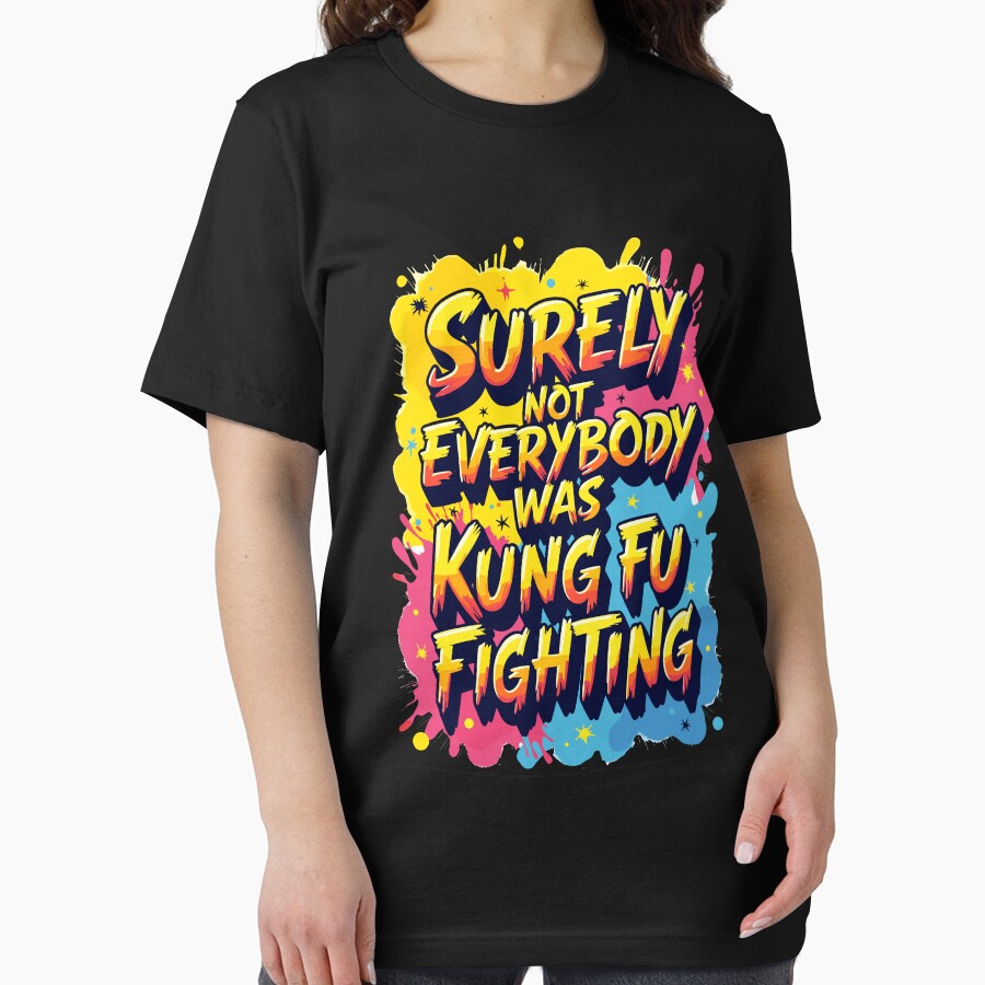 Surely Not Everybody Was Kung Fu Fighting, Martial Arts Humor, Funny by CreativePodArt