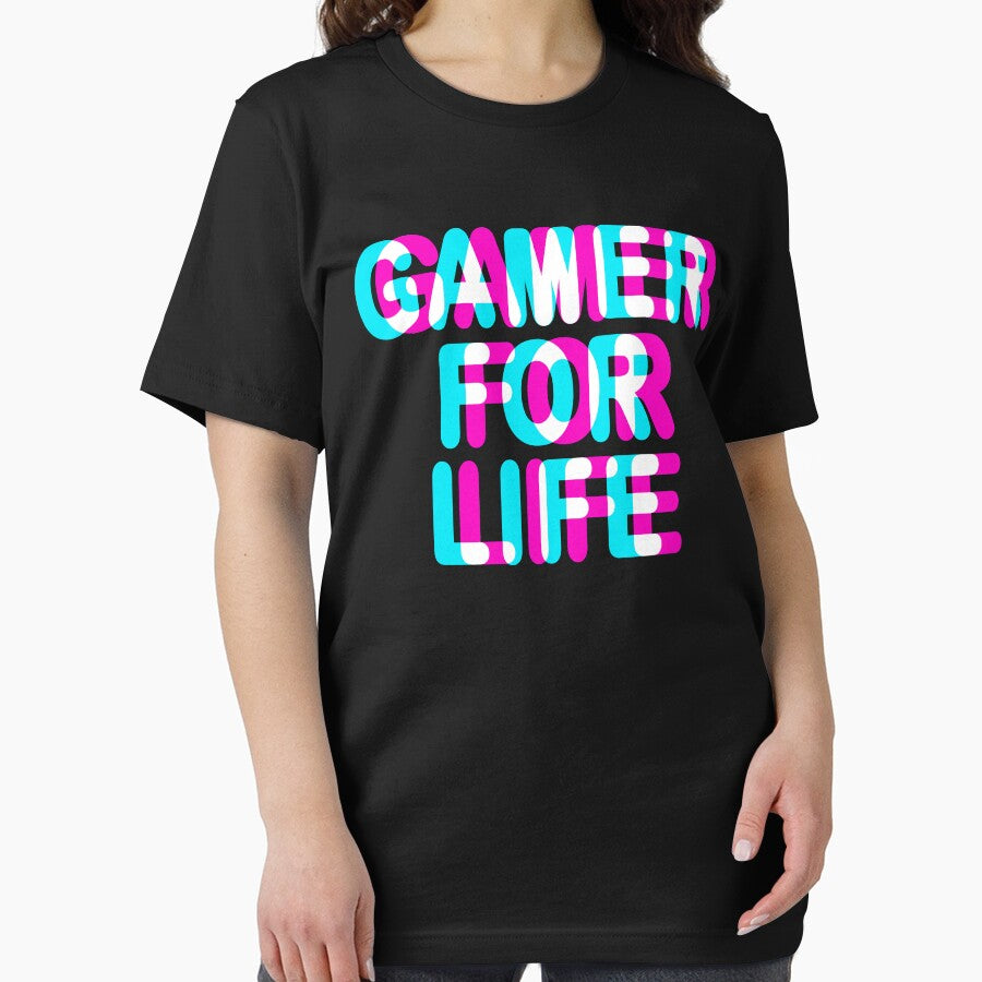 GAMING - 3D TRIPPY GAMER FOR LIFE by ShirtWreck