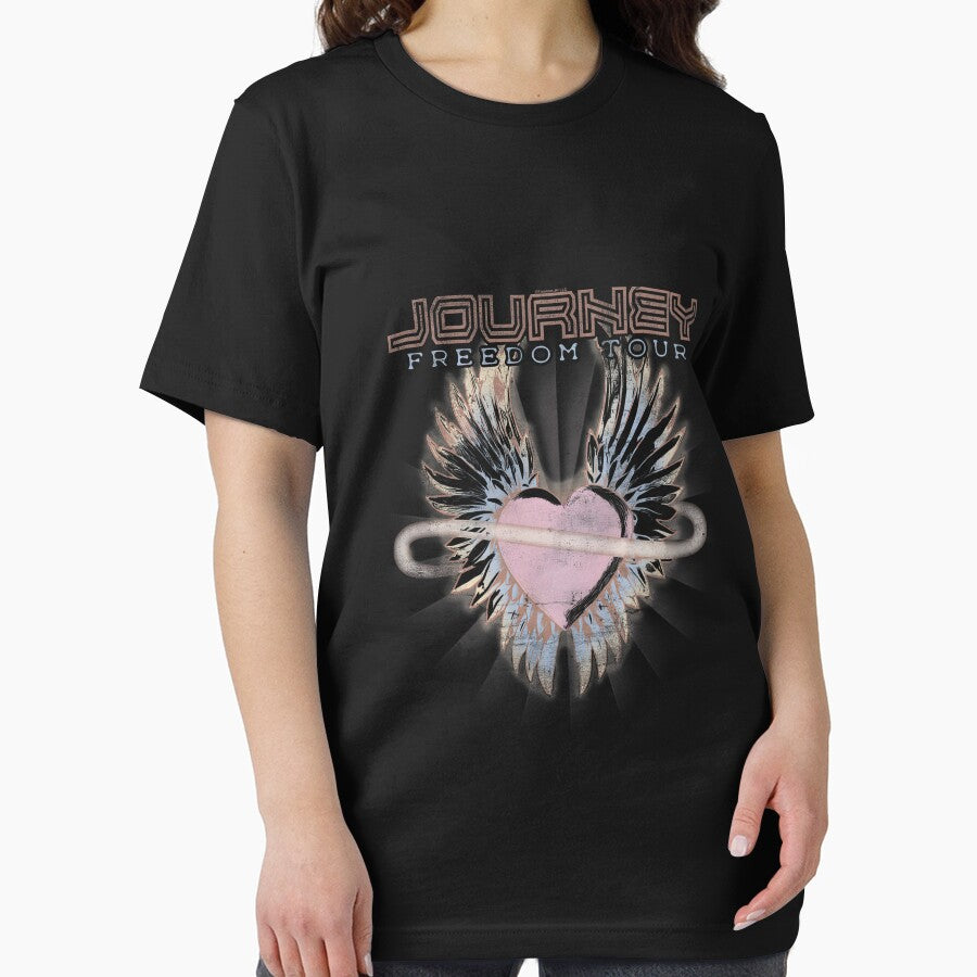 Journey Freedom Tour Pastel Heart and Logo Vintage Ban by SerafinaCesari