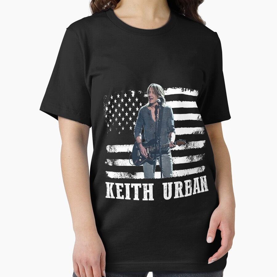 Distressed American Flag Keith Music Legend by JaidenJoe