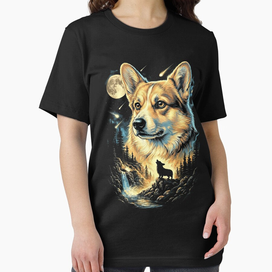 Corgi Howling At The Moon Wolves Meme Mystic Nature Wildlife by jakaun