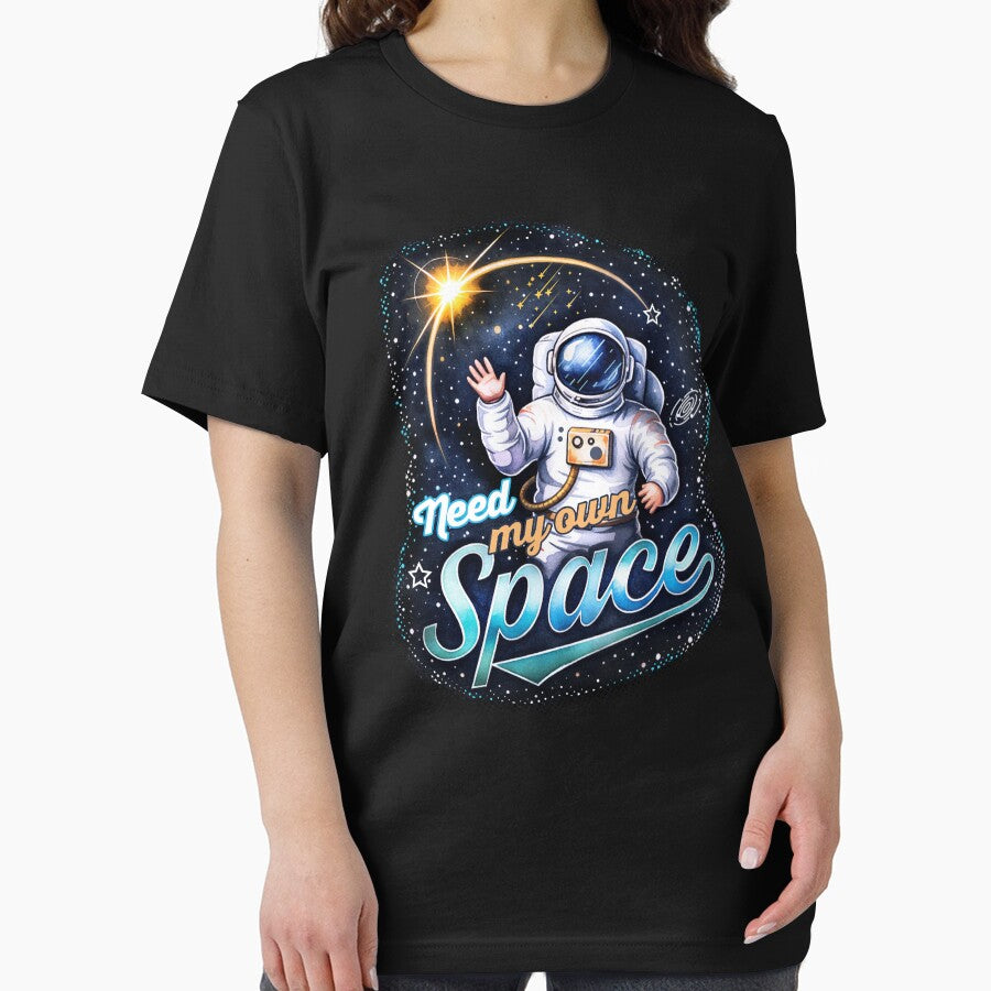 Need My Own Space Astronaut Introvert Quote by PixelGrafiks