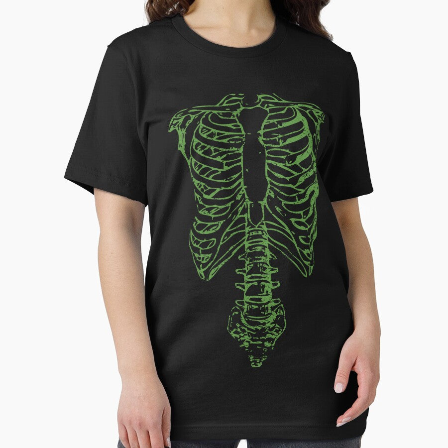 Nigel's Green Skeleton [Worn Look] by risible