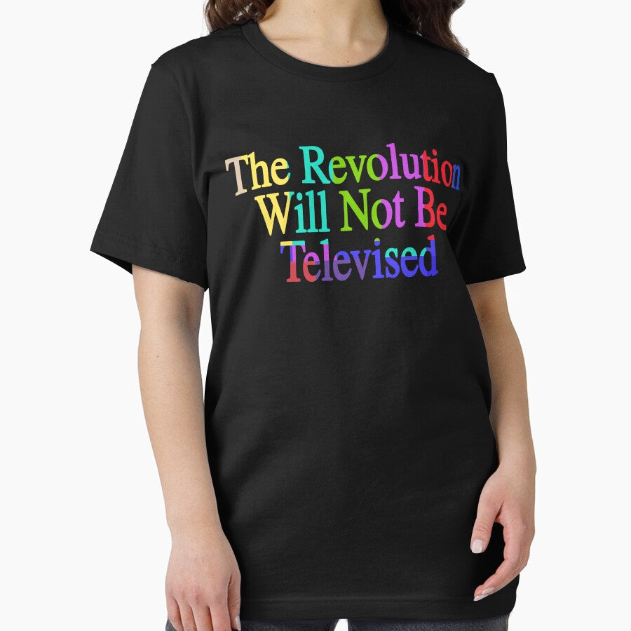 The Revolution Will Not Be Televised - Retro Analog VHS CRT TV Screen by blueversion