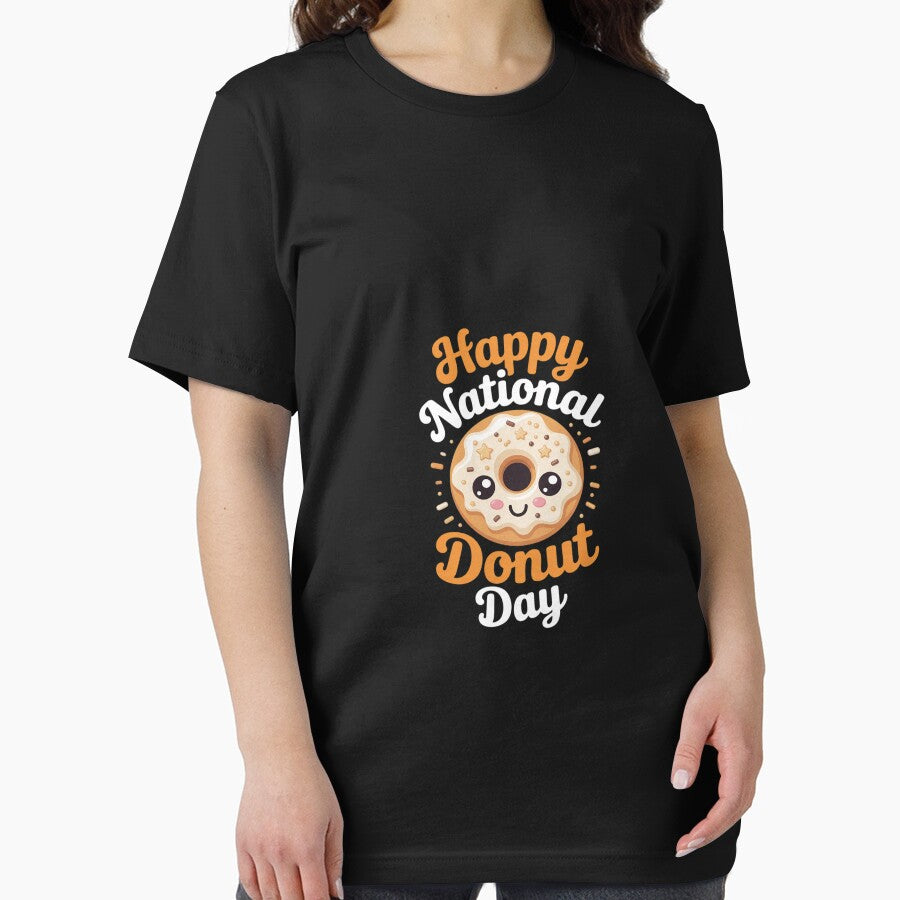 Happy National Donut Day Lover Donuts Eat Saying by PowAcademy