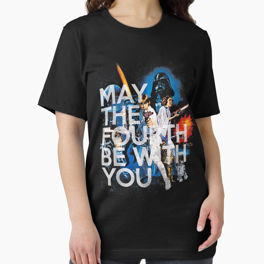 May The Fourth Be With You Vintage Movie Poster by CrystalHaynes