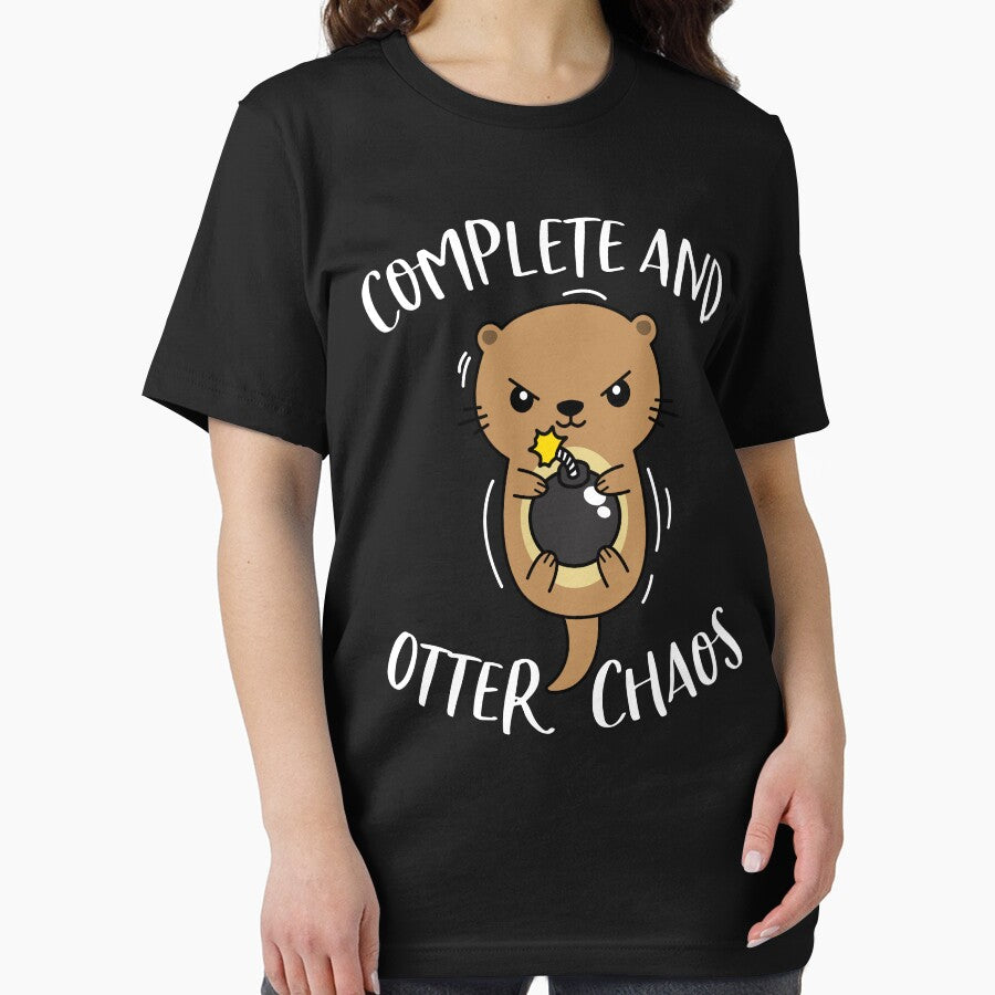 Complete and Otter Chaos Funny Cute Sea Otter Pun by MintedFresh