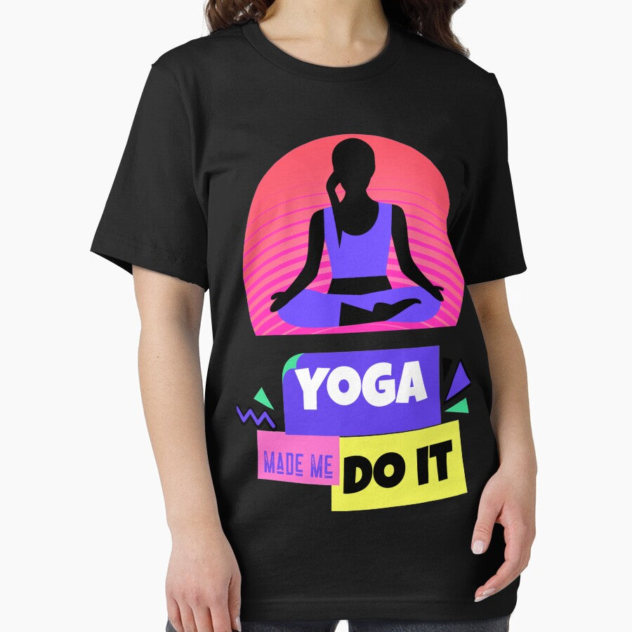 Yoga Made Me Do It Yoga Meditation Motivation by ChaseCoClothing