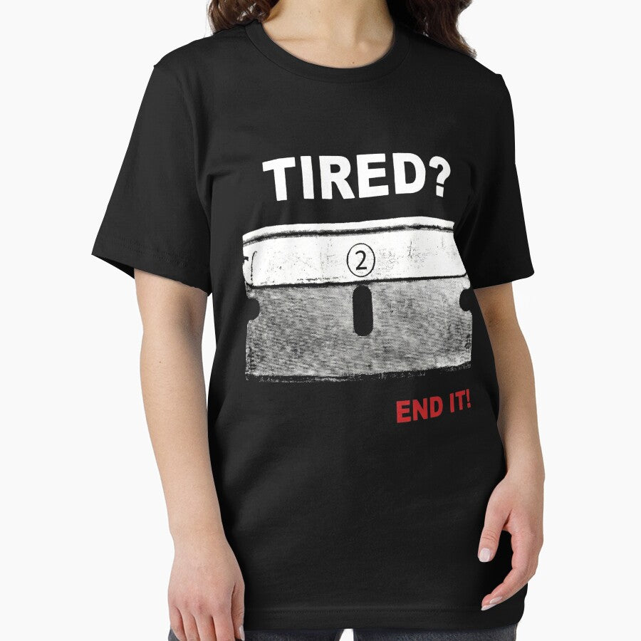 Tired End It Edgy Grunge Razor Blade Aesthetic by AMICO77