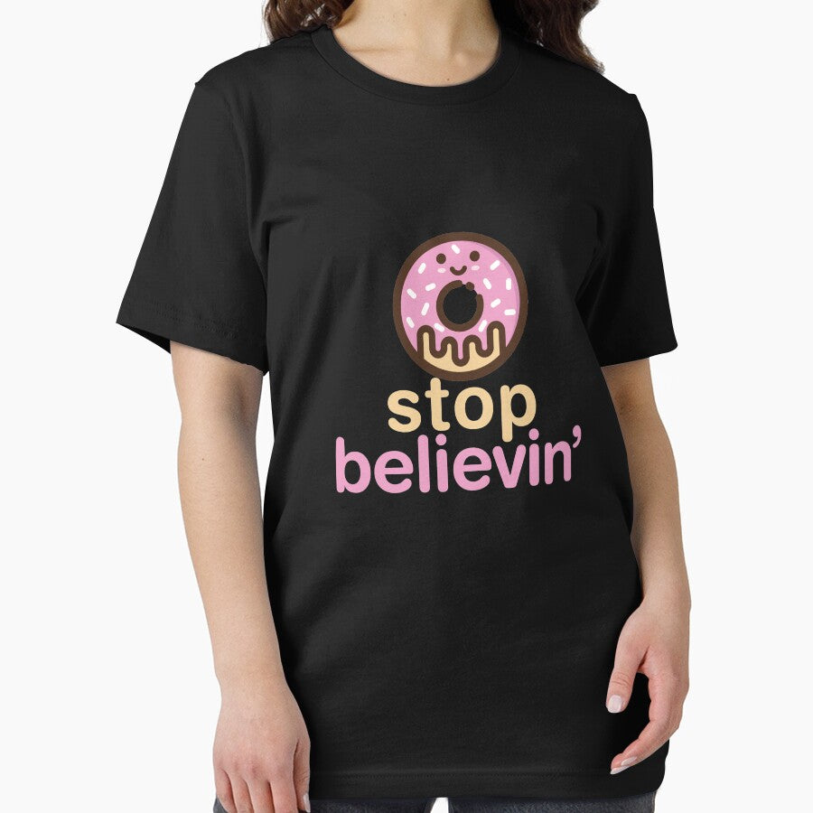 Donut (Don't) Stop Believing - Funny Doughnut Music Pun by Jockeybox