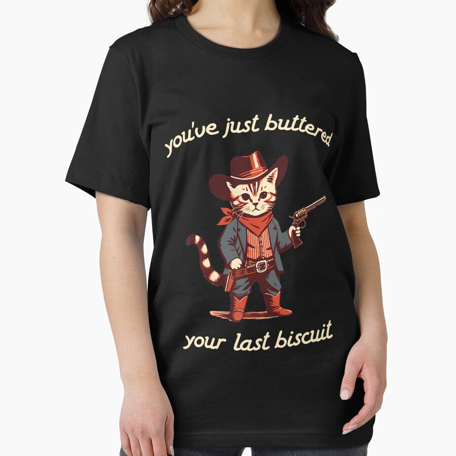 You'Ve Just Buttered Your Last Biscuit Western Cat Cowboy by SusanaKlein