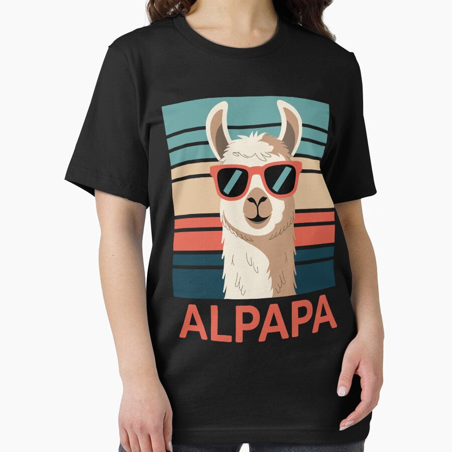 Alpapa Cool Retro Llama by Serbin