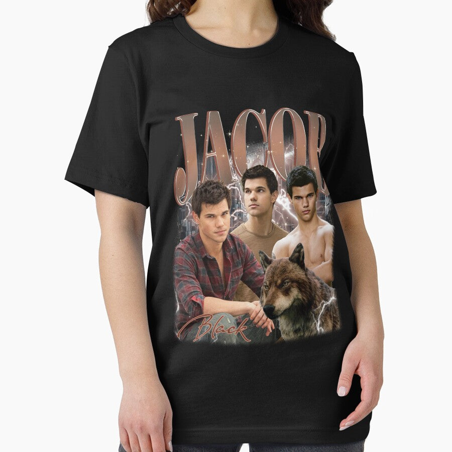 Vintage Retro Jacob Black Twilight Bootleg by gfwhdteaganwu