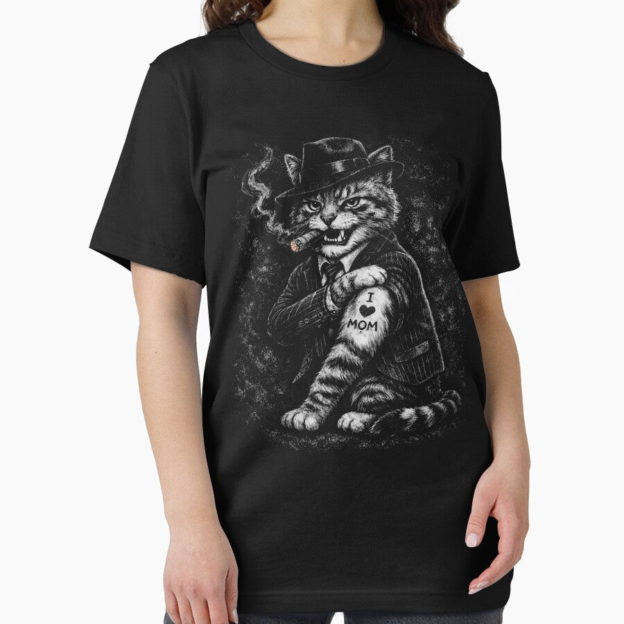 Cat I Love Mom Tattoo Funny Cat Lover Gift Cat Mafia by will freed18