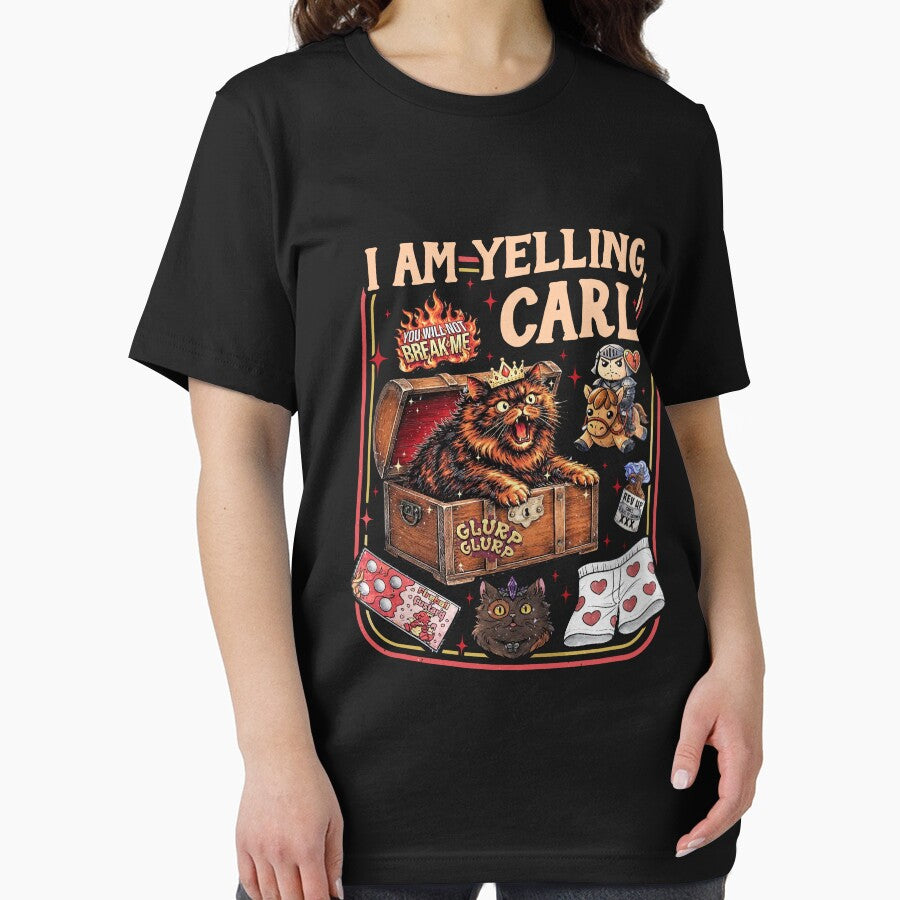I Am Yelling Carl Funny Donut Cat Dungeon Crawler Carl by RDGNR