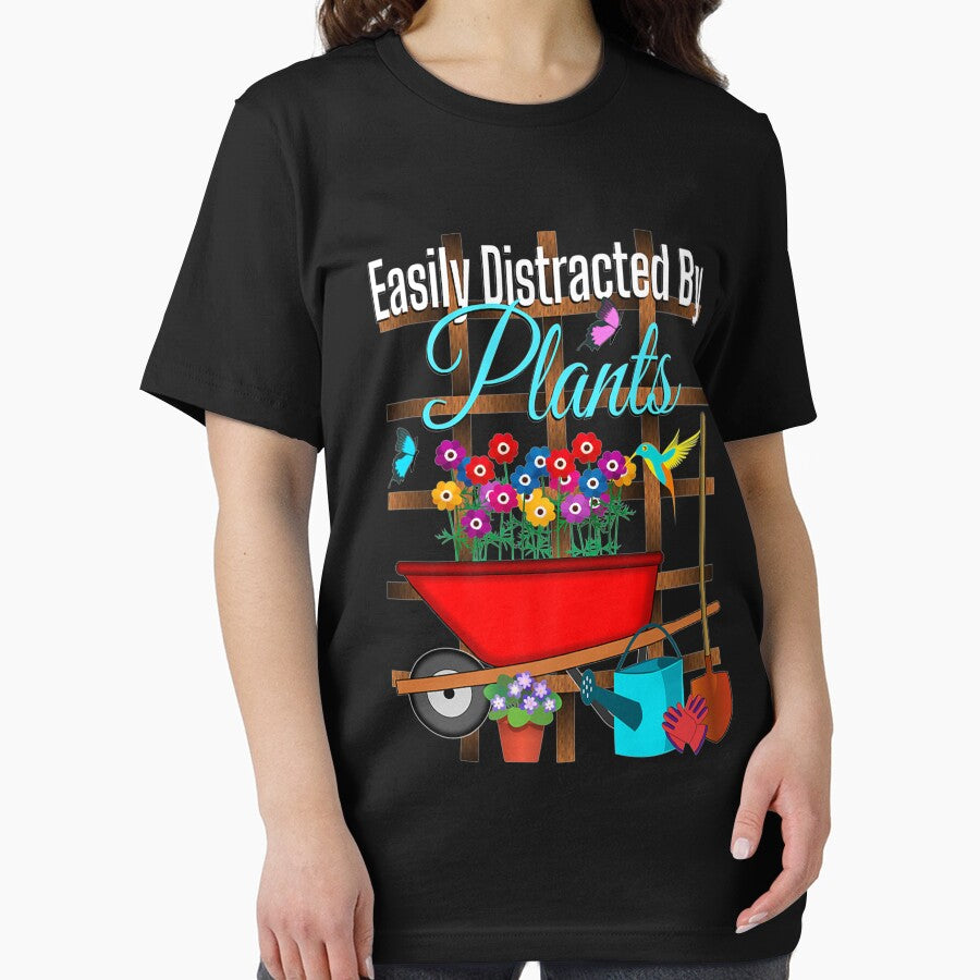 Easily Distracted By Plants Gardening Garden Lover Flowers by PeggyGilligan
