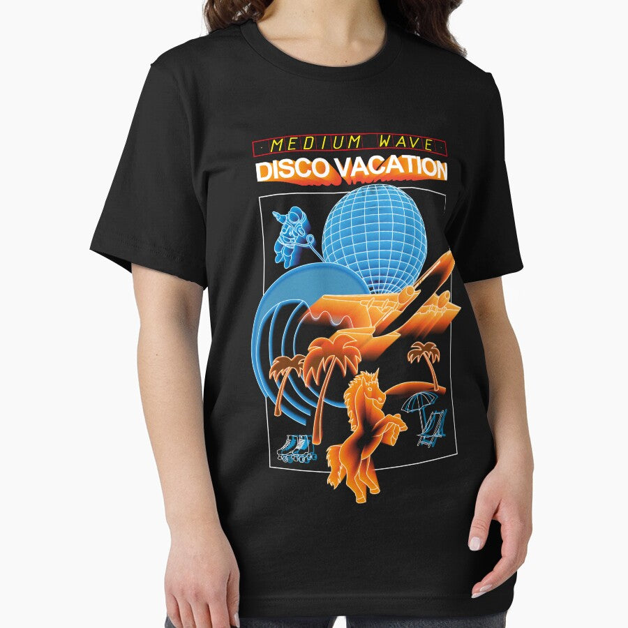 Medium Wave Disco Vacation T-shirt by MediumWave