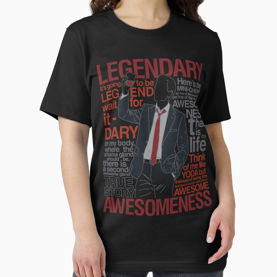 Barney Stinson - Legendary T-shirt of Awesomeness by Azafran
