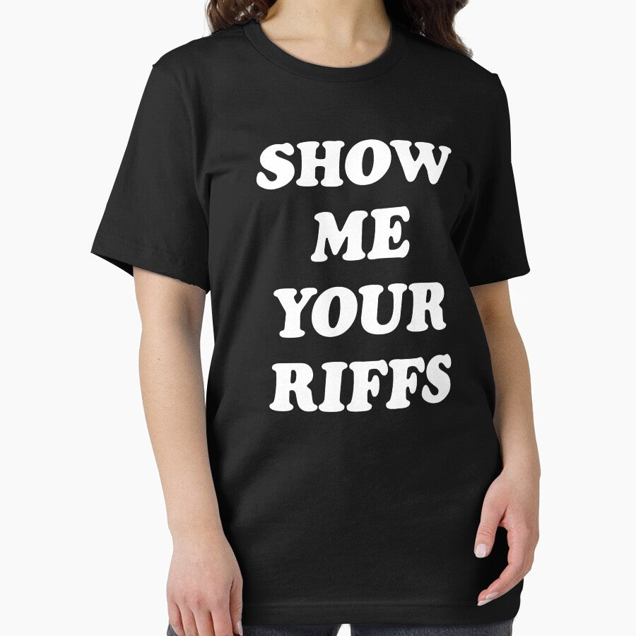 Show Me Your Riffs by typographywords