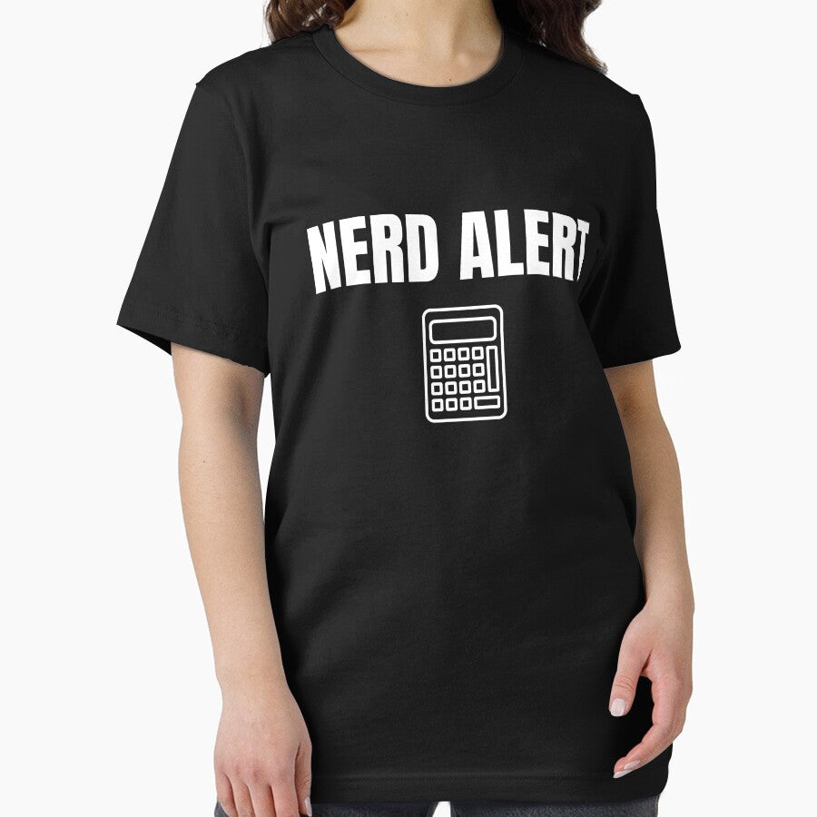 NERD ALERT Funny Text Based Great Student & Emotional Outcast Humor by ZEROXCOOL