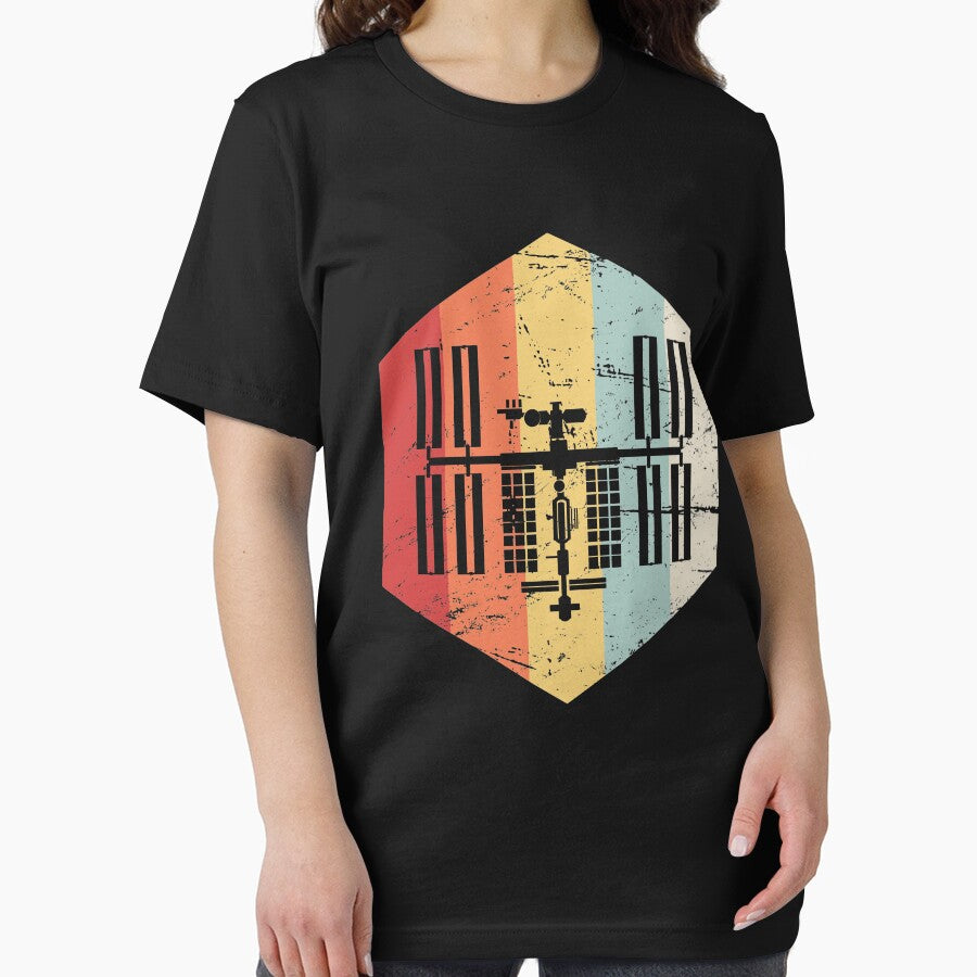 Retro ISS International Space Station Icon by Jam Jar