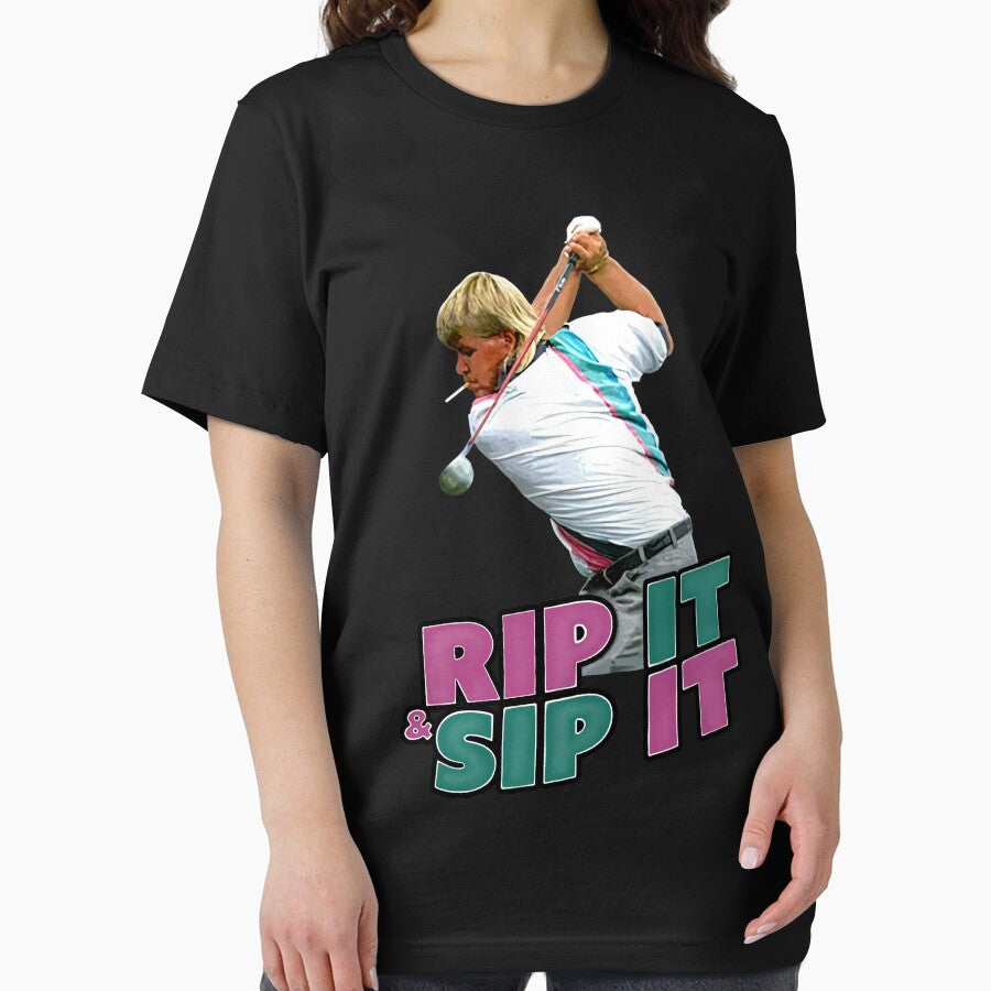 John Daly Rip It Sip It Golf by Davidsisson