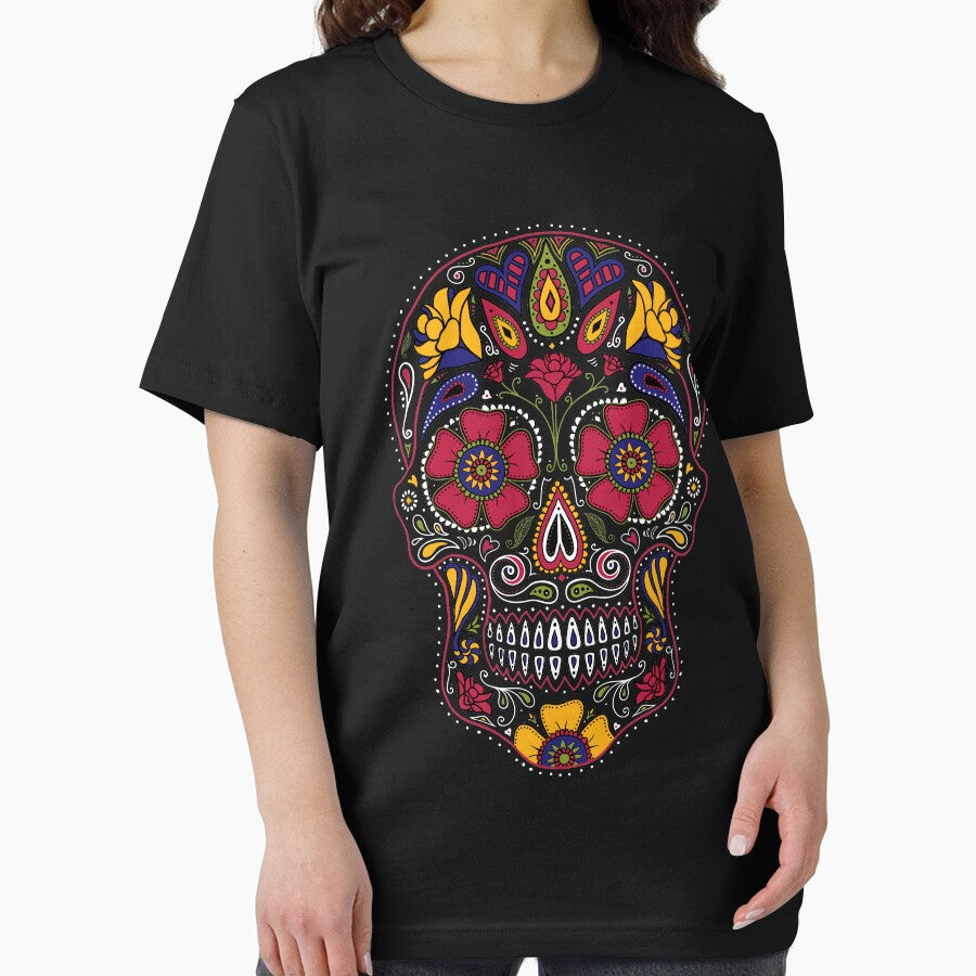 Day of the Dead Sugar Skull Dark by Dina June