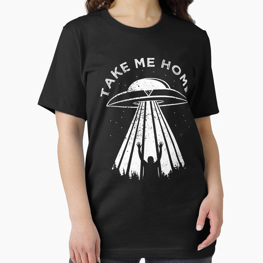 Aliens Take Me Home Ufology Tshirt by zeno27