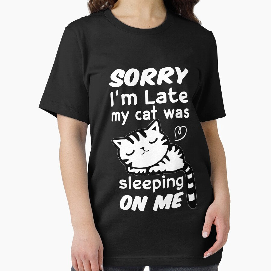 Sorry I'm Late My Cat Was Sitting On Me by NabShirts ⭐⭐⭐⭐⭐