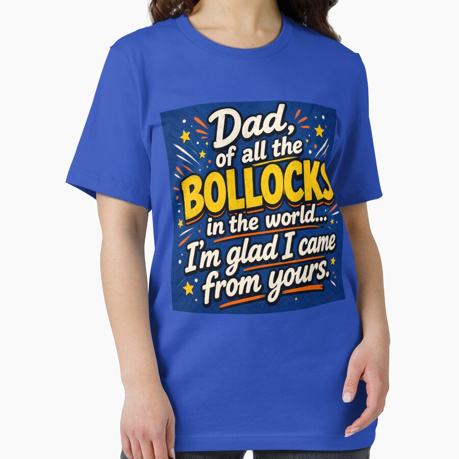 Funny Dad Bollocks Quote Retro Father’s Day Gift Design by UrbanKangaroo