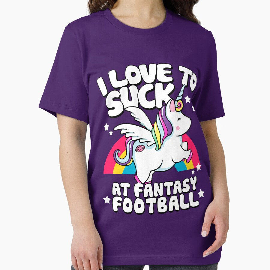 I Suck At Fantasy Football Loser Unicorn by BootsBoots