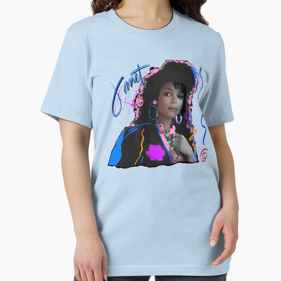 JANET-JACKSON-80S-RETRO-STYLE-T-SHIRT by gregmercyz