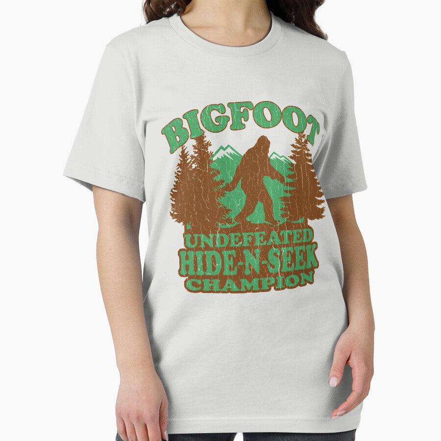 Bigfoot Hide N Seek Champion (vintage distressed) by ROBOTFACE T-Shirts