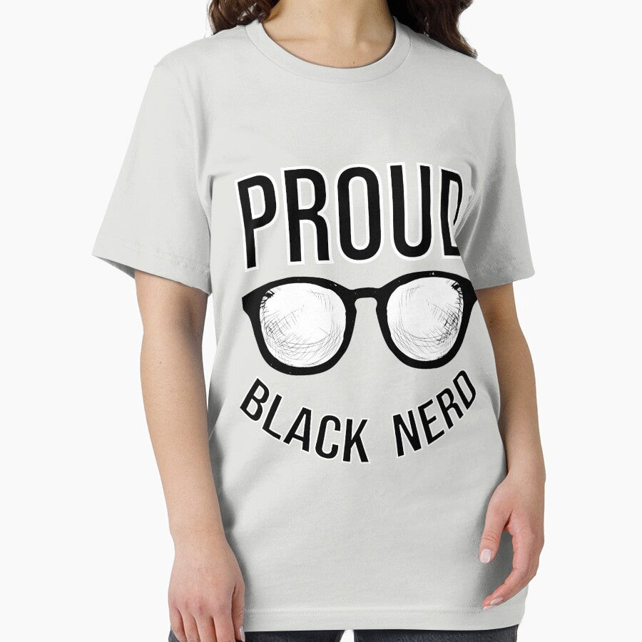 Proud Black Nerd  Proud Geek Black by MediTees