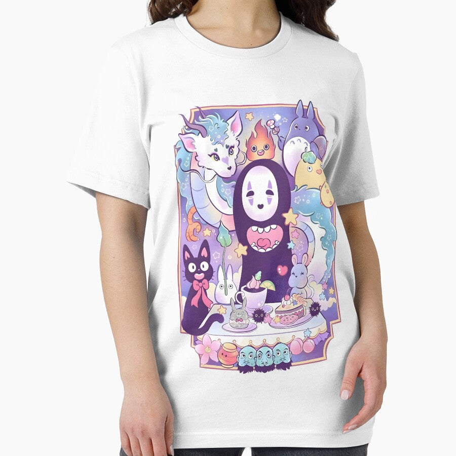 kawaii & Cute art monster party -%[ghiblis]%- flying away anime film by Isa00j