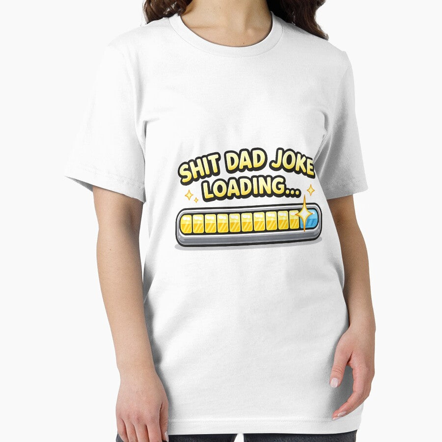 Shit Dad Joke Loading Funny Father’s Day Gift Design by UrbanKangaroo