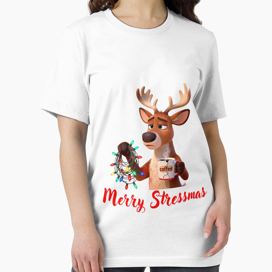 Merry Stressmas, christmas season, holiday T by digitalbitcraft