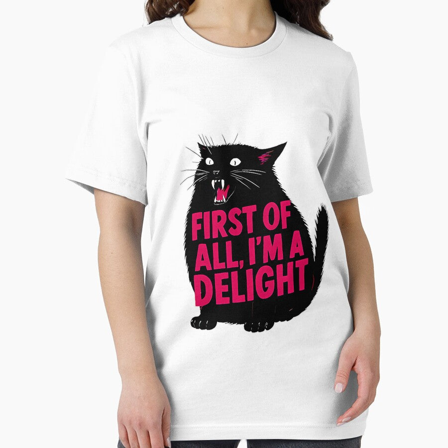 First of All I'm a Delight Roaring Black cat by ArleneRowe